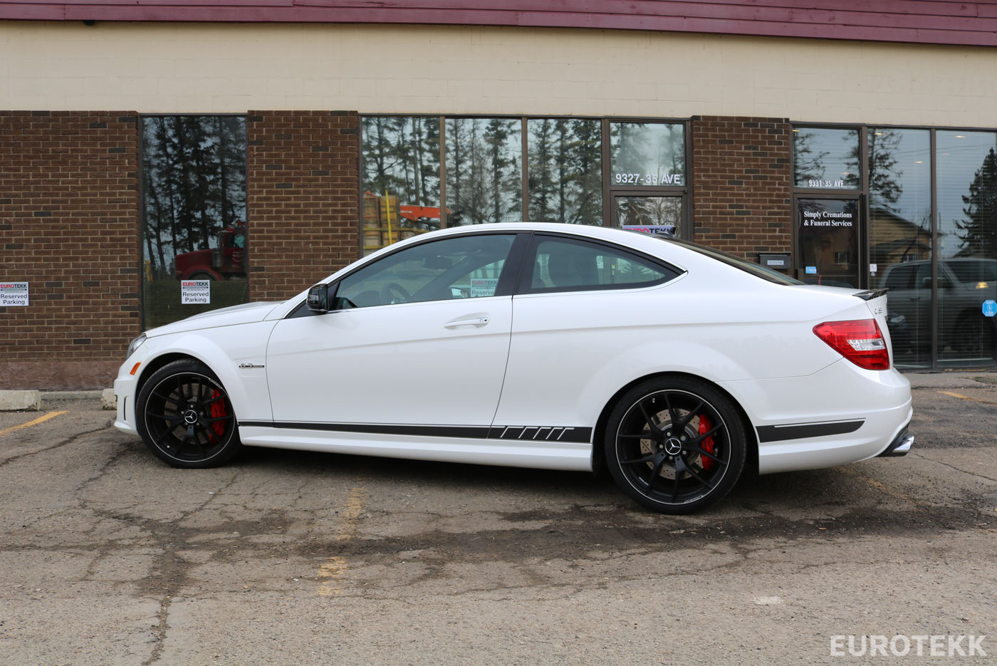 C63-4 Mercedes C63 after performance tuning, Edmonton